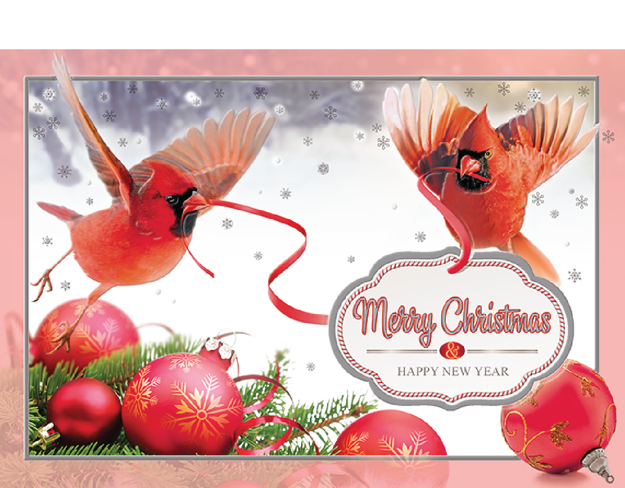 christmas card 5×7 inch GN.6009 ฿14.00